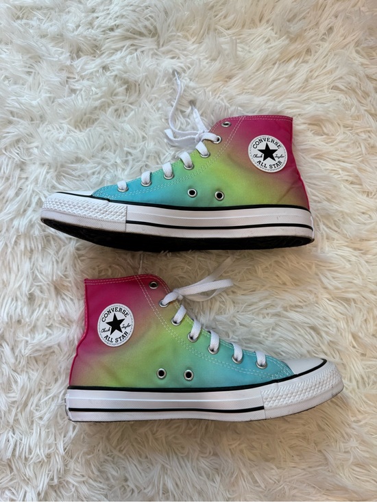 Converse Other - Converse Rainbow Ombré High Tops